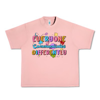 Salmon everyone communicates differently Urban Heavy Tee - MaliasSmallBusiness