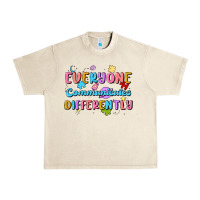Sandshell everyone communicates differently Urban Heavy Tee - MaliasSmallBusiness