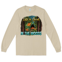 Mushroom life is good in the woods Long Sleeve Tee - NancyCooperArtShop