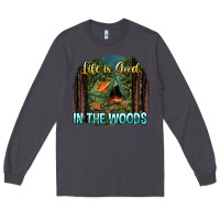 Smoke life is good in the woods Long Sleeve Tee - NancyCooperArtShop