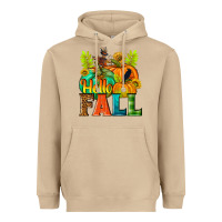 Mushroom Hello Fall Heavyweight Hoodie - NancyCooperArtShop