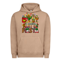 Pigment Burro Let's Fiesta Mexico Coffee Cups With Cactus Urban Hoodie - FaDigitalArtStudio