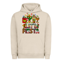 Pigment French Oak Let's Fiesta Mexico Coffee Cups With Cactus Urban Hoodie - FaDigitalArtStudio