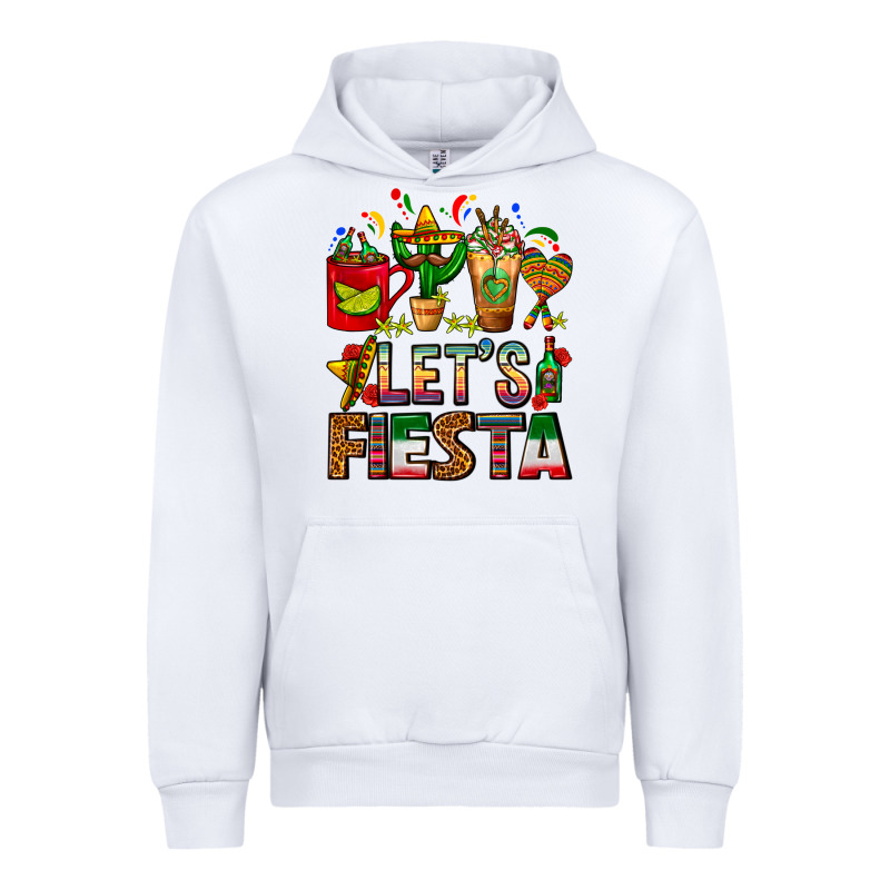 Let's Fiesta Mexico Coffee Cups With Cactus Urban Hoodie by FaDigitalArtStudio | Teevron