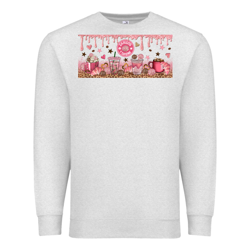 Cafecito Y Chisme Premium Sweatshirt by TumblerDesignByShophia | Teevron