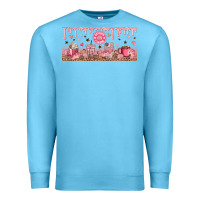 Ocean Blue Cafecito y Chisme Premium Sweatshirt - TumblerDesignByShophia