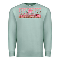 Seafoam Cafecito y Chisme Premium Sweatshirt - TumblerDesignByShophia