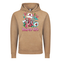 Vintage Coffee nurse gnomies nurse  life spring Vintage Hoodie - BarkalooDesign