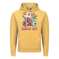 Vintage Mustard nurse gnomies nurse  life spring Vintage Hoodie - BarkalooDesign