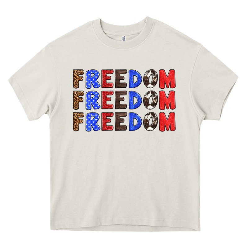 4th Of July Freedom Heavy Core Tee by HRA Design Shop | Teevron