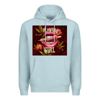 Blue Mist flower girl Premium Hoodie - TumblerDesignByShophia
