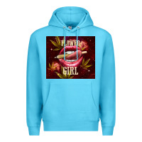 Ocean Blue flower girl Premium Hoodie - TumblerDesignByShophia
