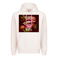 Pale Pink flower girl Premium Hoodie - TumblerDesignByShophia