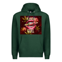 Sports Green flower girl Premium Hoodie - TumblerDesignByShophia