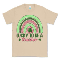Mushroom lucky to be a teacher Classic Tee - MaliasSmallBusiness