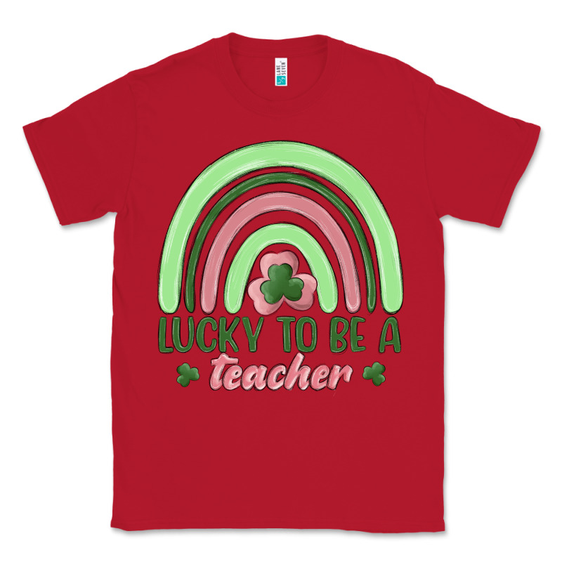 Lucky To Be A Teacher Classic Tee by MaliasSmallBusiness | Teevron
