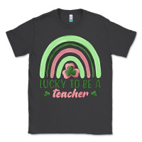 Smoke lucky to be a teacher Classic Tee - MaliasSmallBusiness