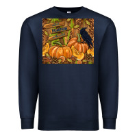 Navy cutest pumpkin in the patch Premium Sweatshirt - TumblerDesignByShophia