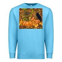 Ocean Blue cutest pumpkin in the patch Premium Sweatshirt - TumblerDesignByShophia