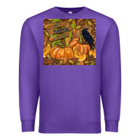 Purple cutest pumpkin in the patch Premium Sweatshirt - TumblerDesignByShophia