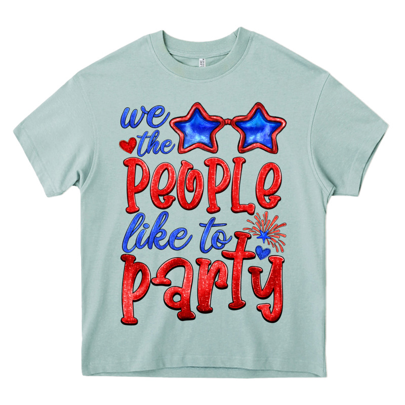 We People Like The Party Heavy Core Tee by HRA Design Shop | Teevron