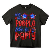 Asphalt we people like the party Heavy Core Tee - HRA Design Shop