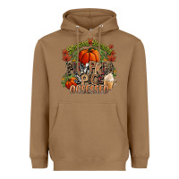 Toasted Coconut Stressed blessed pumpkin spice obsessed Fall Heavyweight Hoodie - NancyCooperArtShop