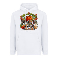 White Stressed blessed pumpkin spice obsessed Fall Heavyweight Hoodie - NancyCooperArtShop
