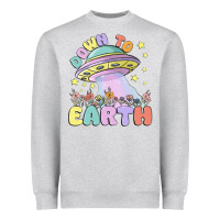 Heather Grey down to earth Heavyweight Sweatshirt - MaliasSmallBusiness