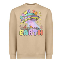Mushroom down to earth Heavyweight Sweatshirt - MaliasSmallBusiness