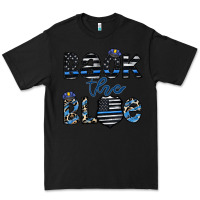 Black back the blue1 Premium Tee - CowhideDigitalArt