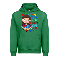 Emerald Stim your heart out Urban Hoodie - FaDigitalArtStudio