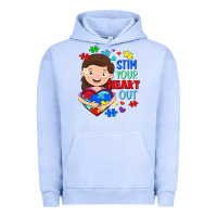 Pigment Grape Ice Stim your heart out Urban Hoodie - FaDigitalArtStudio