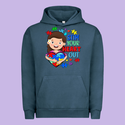 Stim Your Heart Out Urban Hoodie Designed By Fadigitalartstudio