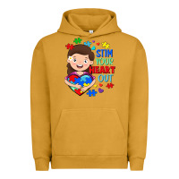 Pigment Peanut Butter Stim your heart out Urban Hoodie - FaDigitalArtStudio