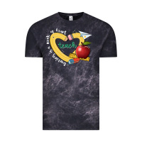Cloud Black teaching is a work of heart Vintage Tee - JahusDesignShop