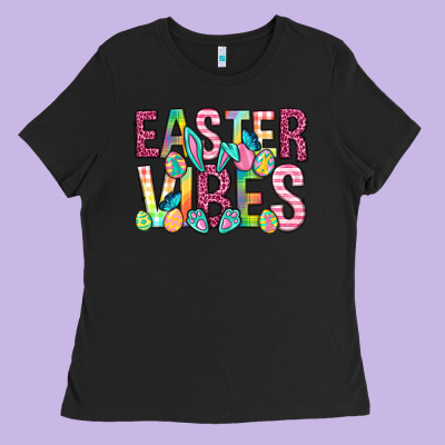 Easter Vibes Easter Day Ladies Tee Designed By Neo Western