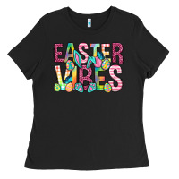 Black Easter vibes Easter Day Ladies Tee - Neo Western