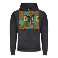 Vintage Black love autumn cow Vintage Hoodie - Jasminsmagicworld