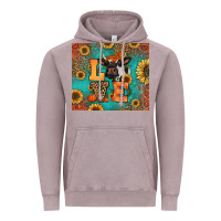Love Autumn Cow Vintage Hoodie | Teevron