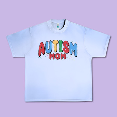 Autism Mom Urban Heavy Tee Designed By Maliassmallbusiness