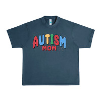 Midnight Navy autism mom Urban Heavy Tee - MaliasSmallBusiness