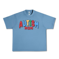 Pebble Blue autism mom Urban Heavy Tee - MaliasSmallBusiness
