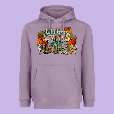 Whatever Spices Your Pumpkin Fall Heavyweight Hoodie Designed By Nancycooperartshop