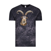 Cloud Black spanish goat face Vintage Tee - LillyAllenDesigns