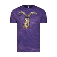 Cloud Purple spanish goat face Vintage Tee - LillyAllenDesigns