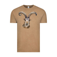 Vintage Coffee spanish goat face Vintage Tee - LillyAllenDesigns