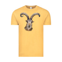 Vintage Mustard spanish goat face Vintage Tee - LillyAllenDesigns