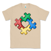 Mushroom autism puzzle Classic Tee - MaliasSmallBusiness