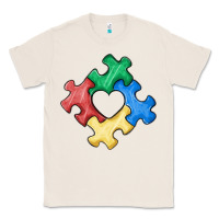 Natural autism puzzle Classic Tee - MaliasSmallBusiness